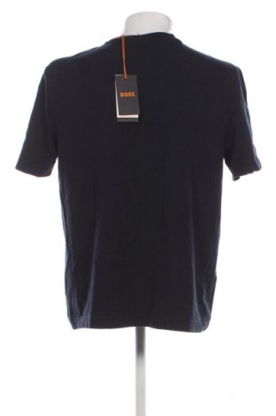 Tricou de bărbați Boss Orange, Mărime L, Culoare Albastru, Preț 260,99 Lei