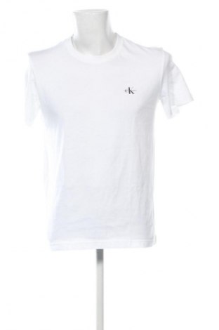 Herren T-Shirt Calvin Klein Jeans, Größe M, Farbe Weiß, Preis € 41,99