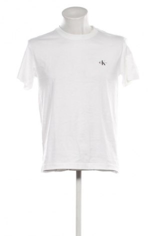 Herren T-Shirt Calvin Klein Jeans, Größe M, Farbe Weiß, Preis € 51,99