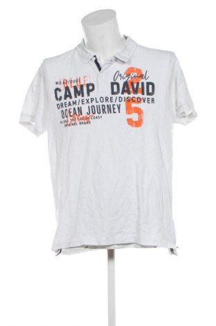 Tricou de bărbați Camp David, Mărime XXL, Culoare Alb, Preț 154,99 Lei