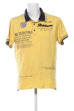 Tricou de bărbați Camp David, Mărime XXL, Culoare Galben, Preț 154,99 Lei