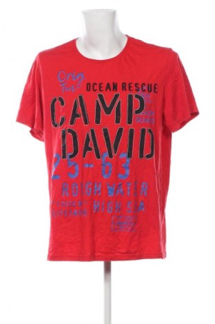 Herren T-Shirt Camp David, Größe XXL, Farbe Rot, Preis € 18,99