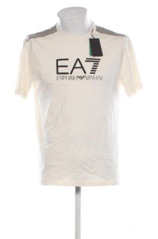 Herren T-Shirt Emporio Armani, Größe L, Farbe Ecru, Preis € 61,99