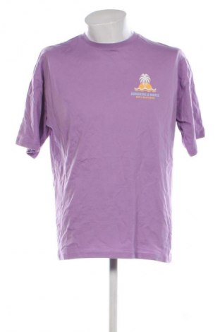 Tricou de bărbați Even&Odd, Mărime M, Culoare Mov, Preț 71,99 Lei