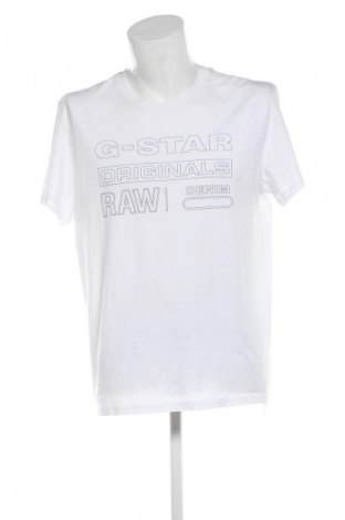 Herren Shirt G-Star Raw, Größe L, Farbe Weiß, Preis 11,99 €