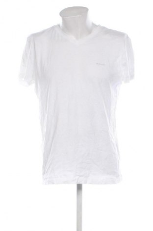 Tricou de bărbați Gant, Mărime L, Culoare Alb, Preț 198,99 Lei