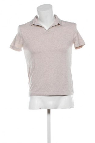 Мъжка тениска H&M, Размер S, Цвят Бежов, Цена 9,99 лв.