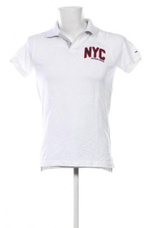 Herren Shirt Hilfiger Denim, Größe M, Farbe Weiß, Preis 39,99 €