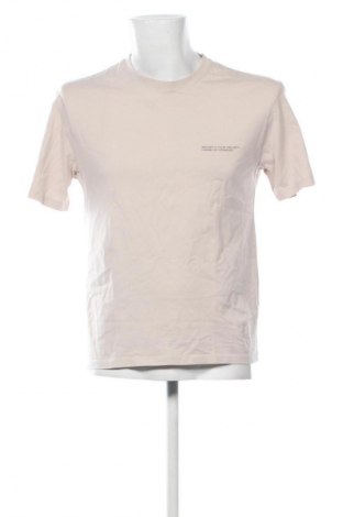 Tricou de bărbați Jack & Jones, Mărime M, Culoare Bej, Preț 36,99 Lei