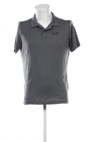 Herren Shirt Jack Wolfskin, Größe M, Farbe Grau, Preis 20,99 €