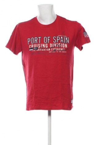 Herren T-Shirt Jean Pascale, Größe L, Farbe Rot, Preis € 8,99