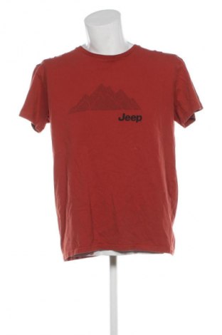 Tricou de bărbați Jeep, Mărime XL, Culoare Roșu, Preț 38,92 Lei