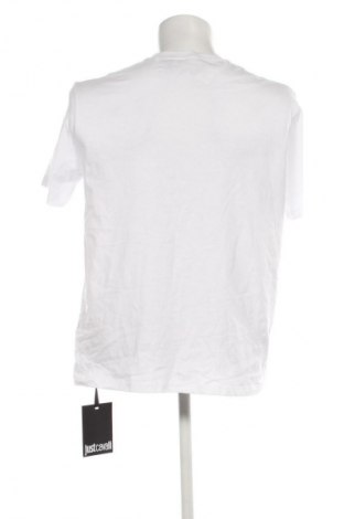 Tricou de bărbați Just Cavalli, Mărime M, Culoare Alb, Preț 260,99 Lei