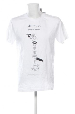 Herren Shirt Mister Tee, Größe L, Farbe Weiß, Preis 16,99 €