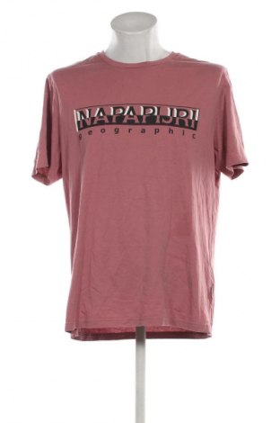 Tricou de bărbați Napapijri, Mărime XXL, Culoare Mov deschis, Preț 165,99 Lei