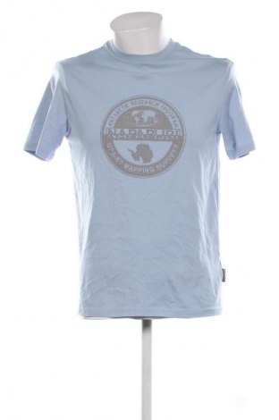 Pánske tričko  Napapijri, Veľkosť M, Farba Modrá, Cena  42,95 €