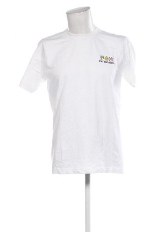 Herren Shirt On Vacation, Größe M, Farbe Weiß, Preis 17,99 €