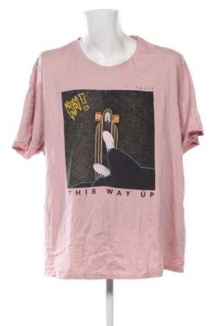 Tricou de bărbați Originals By Jack & Jones, Mărime 5XL, Culoare Roz, Preț 55,99 Lei