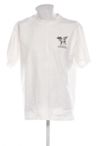 Herren Shirt Pull&Bear, Größe L, Farbe Weiß, Preis 9,72 €