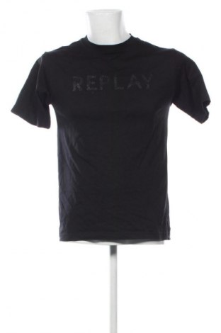 Tricou de bărbați Replay, Mărime M, Culoare Negru, Preț 198,99 Lei