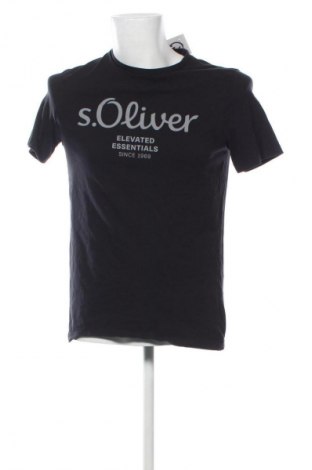 Męski T-shirt S.Oliver, Rozmiar M, Kolor Czarny, Cena 40,99 zł