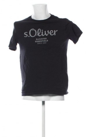 Мъжка тениска S.Oliver, Размер M, Цвят Черен, Цена 15,99 лв.