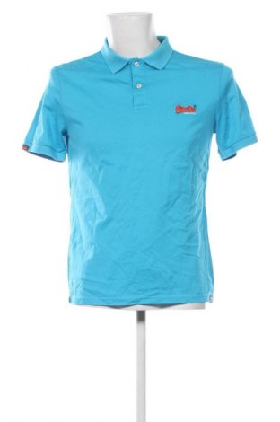 Herren T-Shirt Superdry, Größe L, Farbe Blau, Preis € 27,99