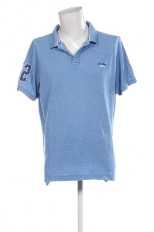 Herren T-Shirt Superdry, Größe 3XL, Farbe Blau, Preis € 29,99