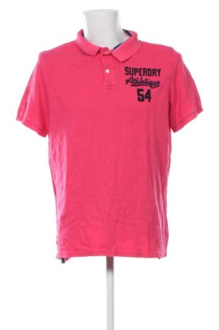 Herren Shirt Superdry, Größe 3XL, Farbe Rosa, Preis 29,99 €