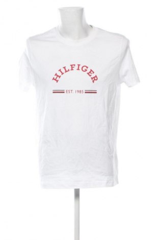 Męski T-shirt Tommy Hilfiger, Rozmiar XL, Kolor Biały, Cena 207,99 zł