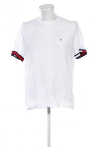 Мъжка тениска Tommy Hilfiger, Размер L, Цвят Бял, Цена 39,88 €