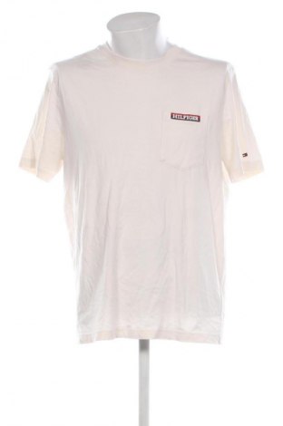 Tricou de bărbați Tommy Hilfiger, Mărime XL, Culoare Ecru, Preț 176,99 Lei