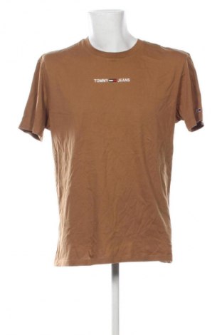 Мъжка тениска Tommy Jeans, Размер XL, Цвят Кафяв, Цена 34,99 лв.