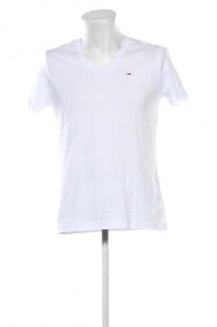 Ανδρικό t-shirt Tommy Jeans, Μέγεθος M, Χρώμα Λευκό, Τιμή 25,99 €