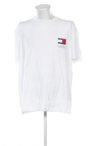 Męski T-shirt Tommy Jeans, Rozmiar XXL, Kolor Biały, Cena 181,99 zł