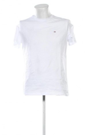 Ανδρικό t-shirt Tommy Jeans, Μέγεθος L, Χρώμα Λευκό, Τιμή 29,99 €