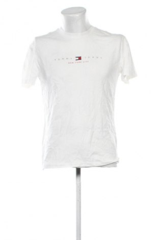 Tricou de bărbați Tommy Jeans, Mărime S, Culoare Alb, Preț 130,99 Lei