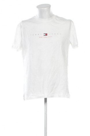 Herren T-Shirt Tommy Jeans, Größe L, Farbe Weiß, Preis € 27,99
