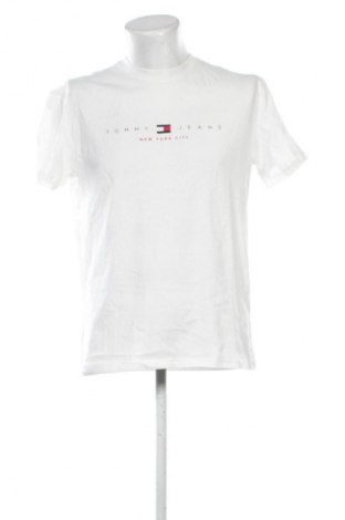 Męski T-shirt Tommy Jeans, Rozmiar M, Kolor Biały, Cena 111,99 zł