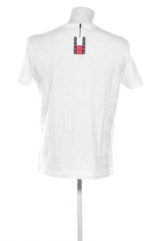 Męski T-shirt Tommy Jeans, Rozmiar M, Kolor Biały, Cena 111,99 zł