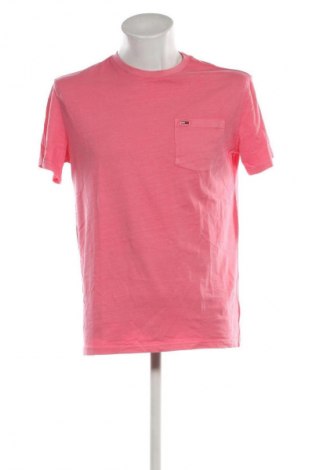 Ανδρικό t-shirt Tommy Jeans, Μέγεθος L, Χρώμα Ρόζ , Τιμή 50,99 €