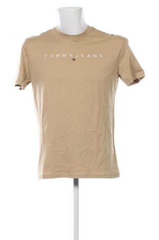 Męski T-shirt Tommy Jeans, Rozmiar M, Kolor Brązowy, Cena 63,99 zł