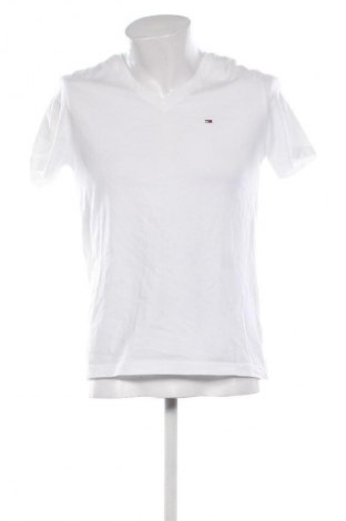 Tricou de bărbați Tommy Jeans, Mărime M, Culoare Alb, Preț 80,99 Lei