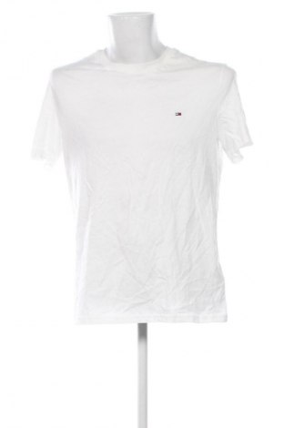 Tricou de bărbați Tommy Jeans, Mărime XL, Culoare Alb, Preț 176,99 Lei