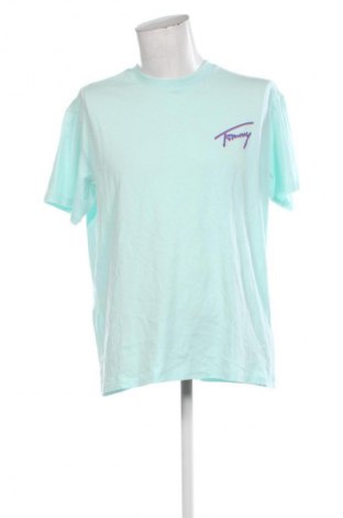 Herren Shirt Tommy Jeans, Größe M, Farbe Blau, Preis 37,99 €