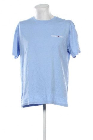 Męski T-shirt Tommy Jeans, Rozmiar XL, Kolor Niebieski, Cena 128,99 zł