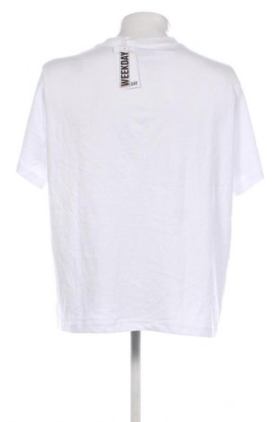 Tricou de bărbați Weekday, Mărime XL, Culoare Alb, Preț 81,99 Lei