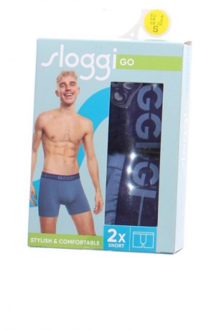 Boxeri bărbătești Sloggi, Mărime S, Culoare Albastru, Preț 105,99 Lei