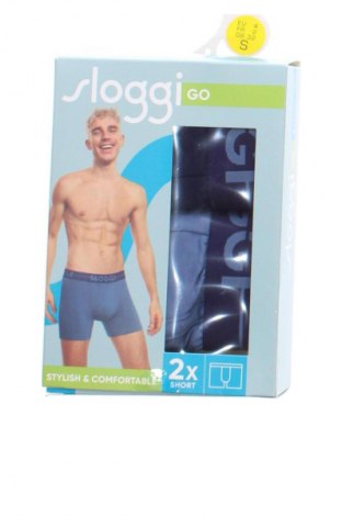 Boxershorts Sloggi, Größe S, Farbe Blau, Preis 30,99 €