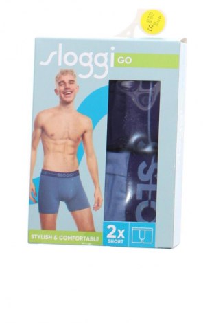 Boxershorts Sloggi, Größe S, Farbe Blau, Preis 24,99 €